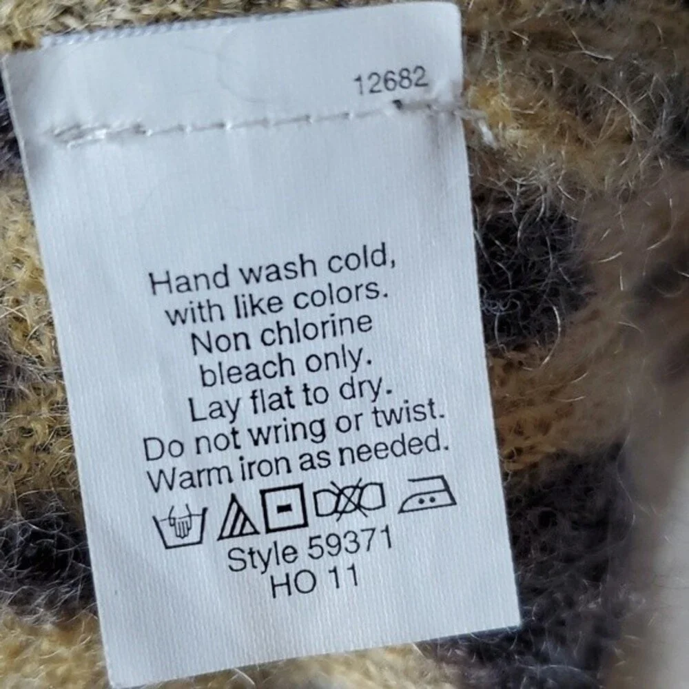 J. CREW LEOPARD WOOL SWEATER DRESS ANIMAL PRINT SIZE SMALL MOBWIFE COSTUME - Picture 7 of 12